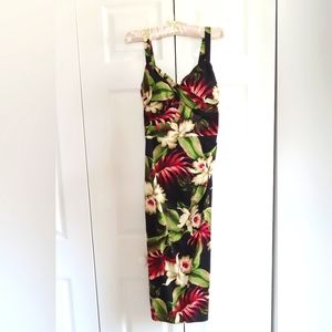 Stop Staring Retro Hawaiian Print Dress Small